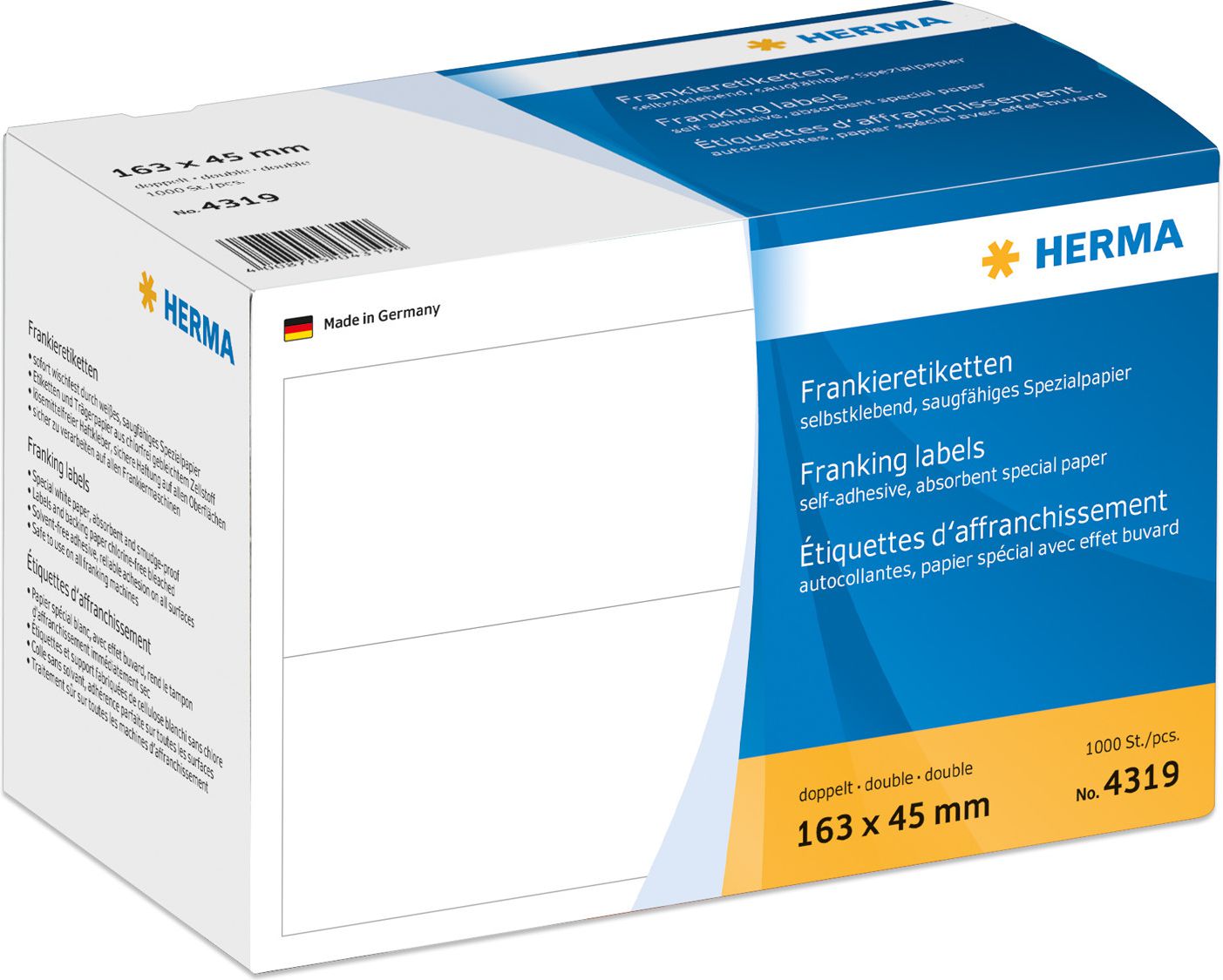 Herma Etykiety samoprzylepne 1000 sztuk (4319)