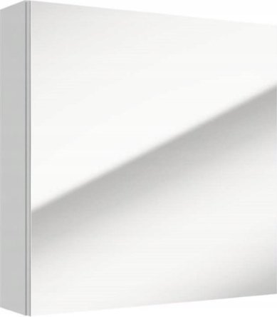 Deftrans Szafka łazienkowa wisząca z lustrem biała 60x60x13,5 cm Salsa