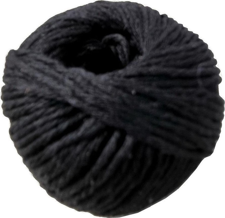 Ziemia Obiecana Sznurek bawełniany czarny 1,5mmx50m