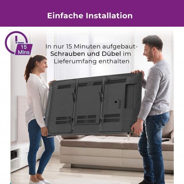 Ultron Ultron Wandhalterung Flatscreen WM200 32-60" Neigung/Winkel