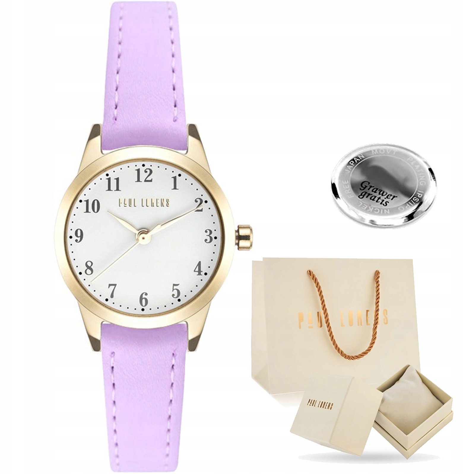 Zegarek damski Paul Lorens PL9803A-3F2 z GRAWEREM