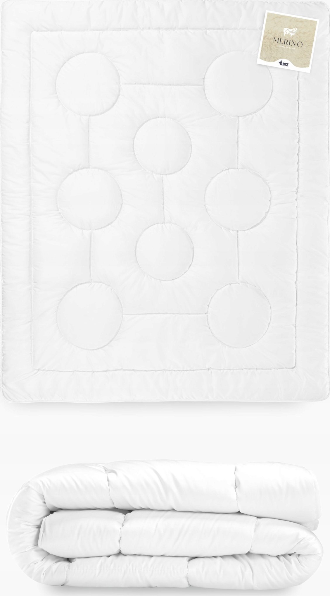 AMZ Kołdra AMZ Merino 200x200 - Ciepła