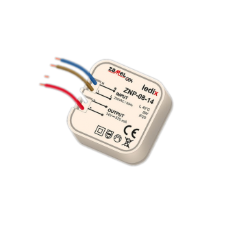 Zamel Zasilacz LED dopuszkowy 14V DC 8W ZNP-08-14