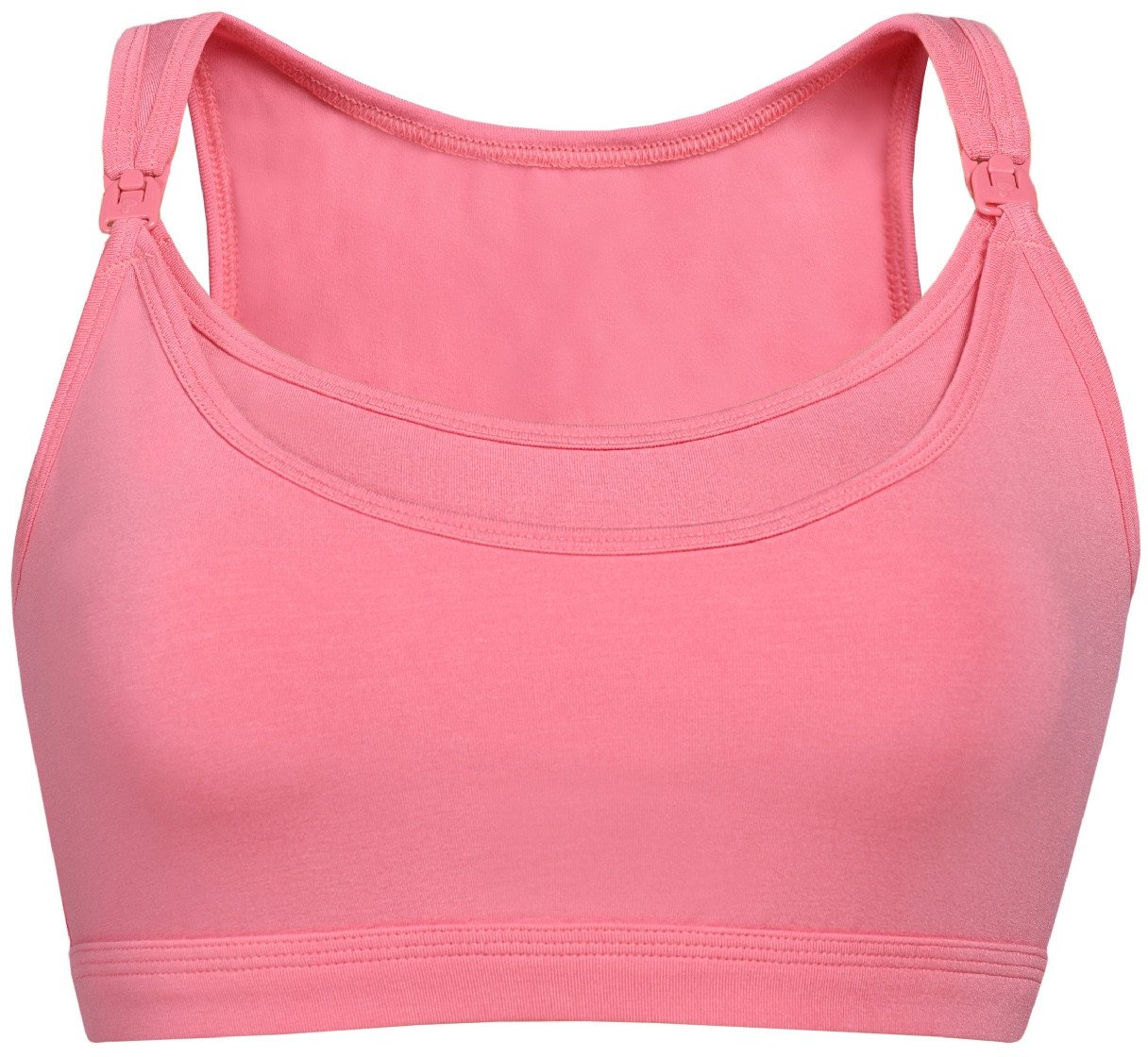 Top damski do karmienia w kolorze koralowym Koral S