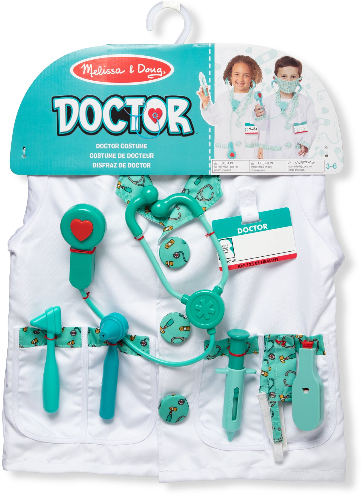 Melissa & Doug MPP RLP Doctor Rl Ply Costume Set Kostium na bal maskowy Dziecko Unisex Mundur