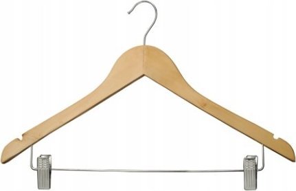 Galicja Wieszak drewniany z metalowymi klipsami