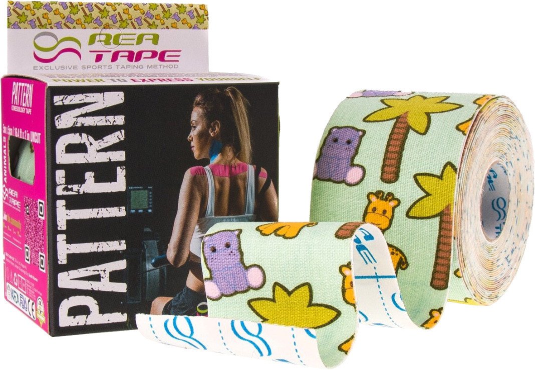 REA TAPE Pattern (Zwierzaki) 5x5cm 1szt