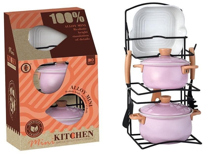 Zestaw garnków metalowych na stojaku EDUKAMP