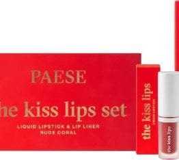PAESE The Kiss Lips pomadka do ust 02 Nude Coral 3,4ml + konturówka do ust
