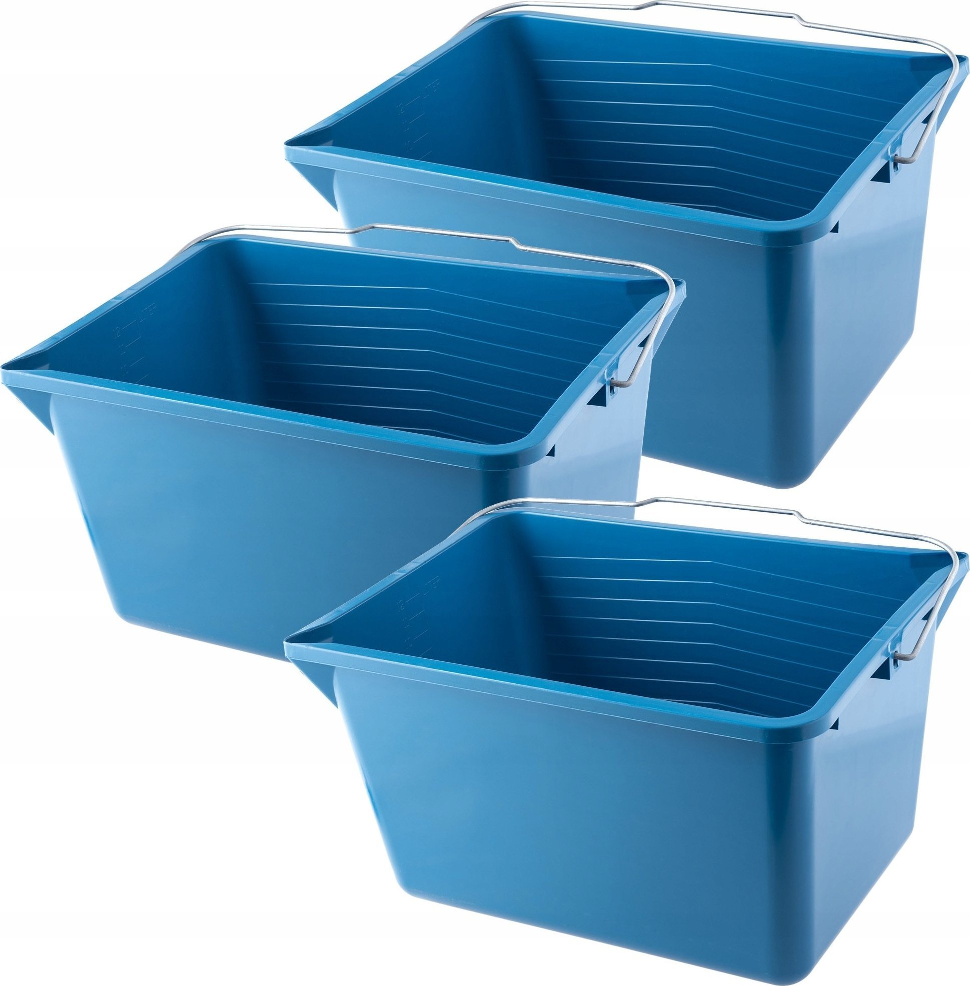 Kadax Wiadro Wiaderko Malarskie Niebieskie 12L 3szt