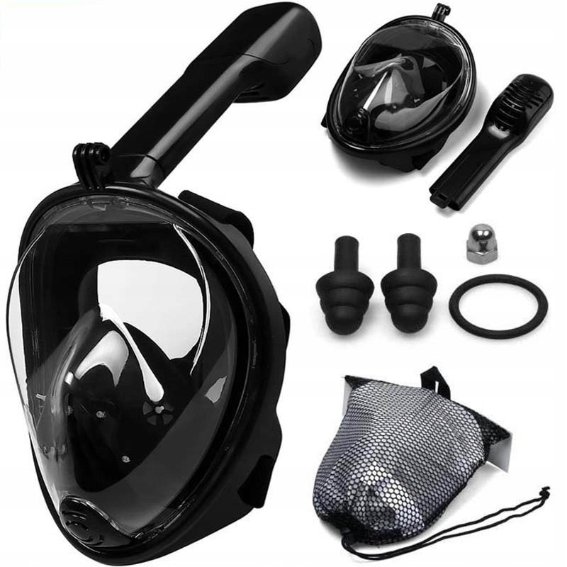 MASKA DO NURKOWANIA PEŁNOTWARZOWA SM-7 L/XL CZARNA