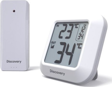 Stacja pogodowa Discovery Stacja meteorologiczna Discovery Report W20 z zegarem