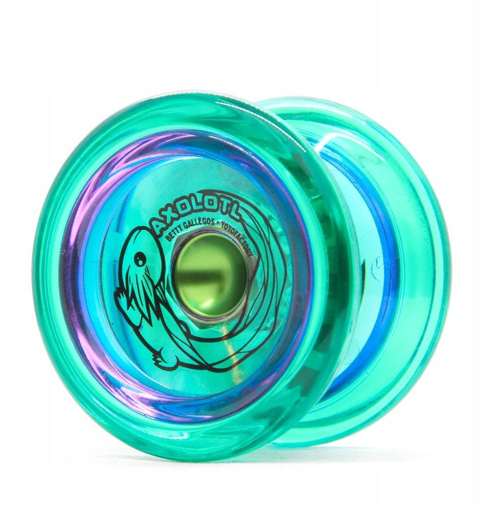 YoYoFactory YO-YO AXOLOTL rotaļlieta iesācējiem un profesionāļiem zaļš YO 1002 YO 1002 (4260243450758)