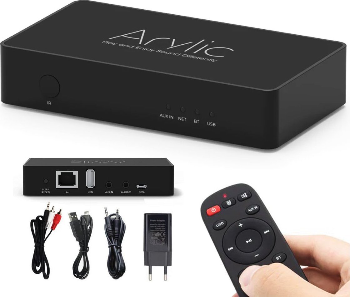 Arylic Arylic S10 Multiroom Streamer Wi-Fi, BT, Ethernet (Beginner Friendly)