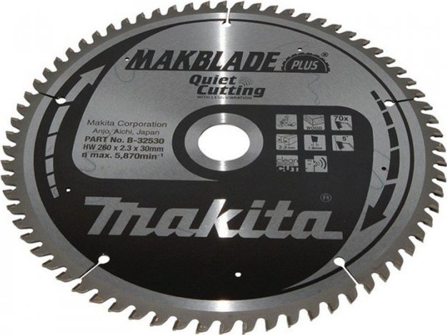 Makita TARCZA TNÄCA MAKBLADE 260*30MM 70Z