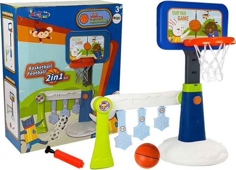 Lean Sport Dziecięcy Zestaw do Koszykówki Gra na Punkty