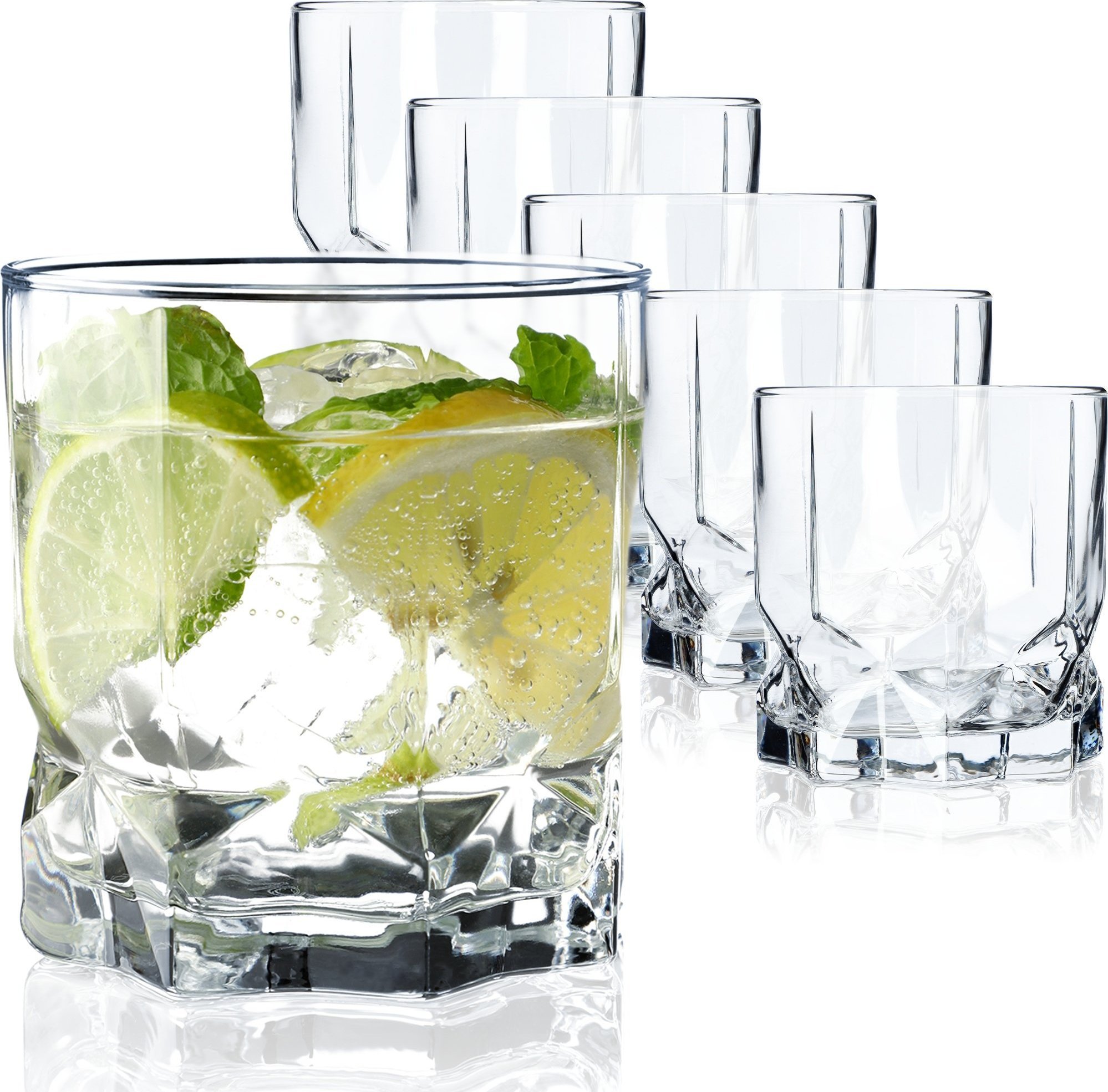 Kadax Szklanki Literatki Do Napojów Drinków 6szt. 325ml