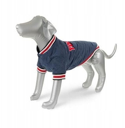 Kurtka, dla psa, niebieska, pikowana, rozmiar 3XL, 60