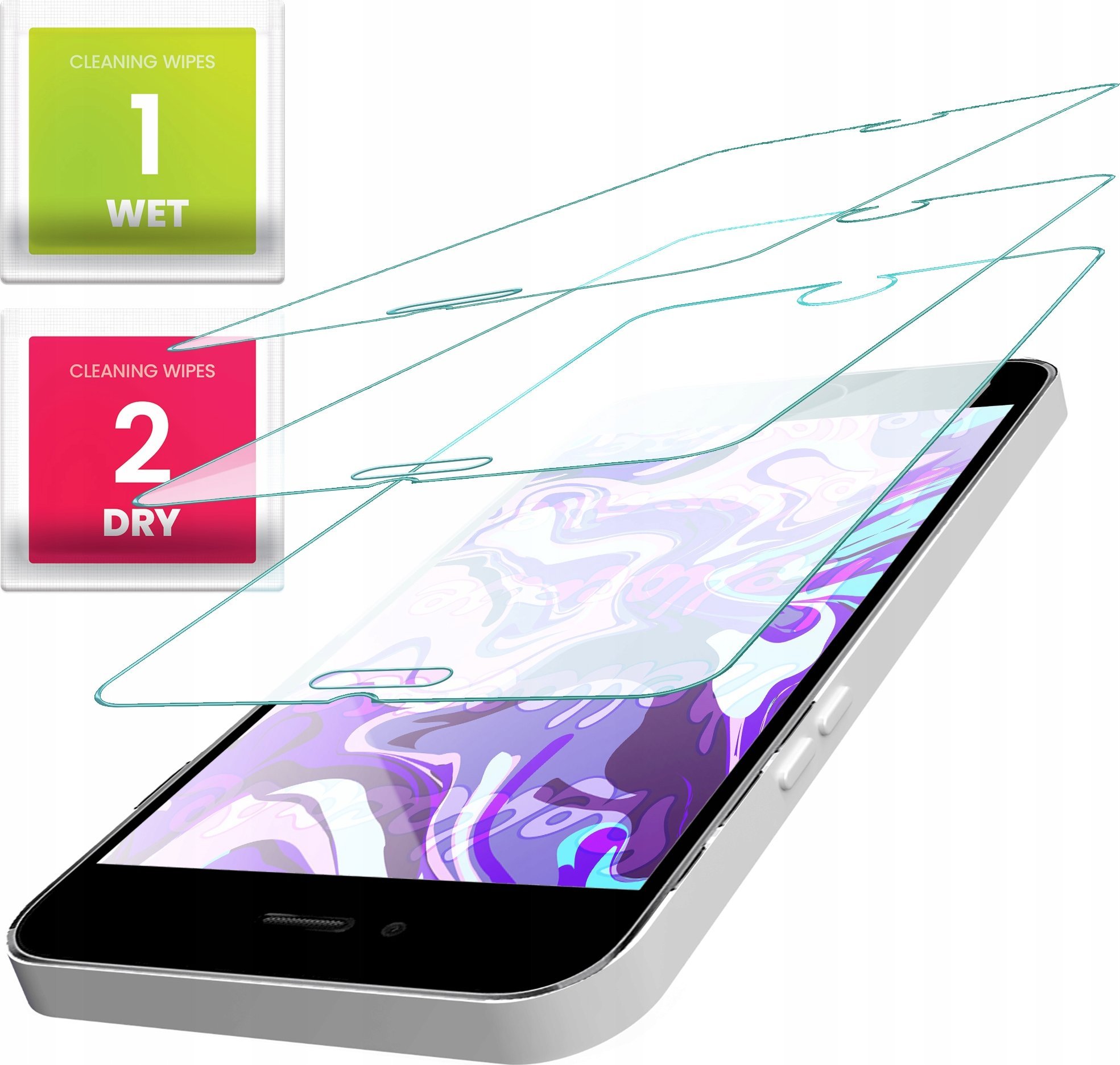 Hello Case 3-PAK Szkło Hartowane do Iphone 6 Plus / 6s Plus (szybka 9H, płaskie 2.5D)