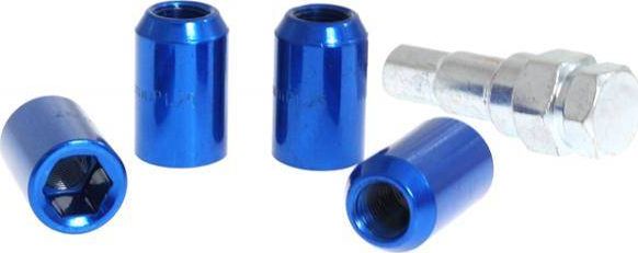 MTuning Nakrętki przelotowe M12x1.25 L:32mm Niebieskie