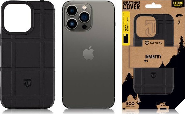 Tactical Infantry Cover for Apple iPhone 13 Pro Black standard