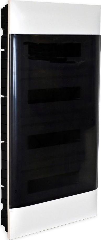 Legrand Rozdzielnica modułowa podtynkowa PRACTIBOX S 4x18 drzwi przezroczyste 137379
