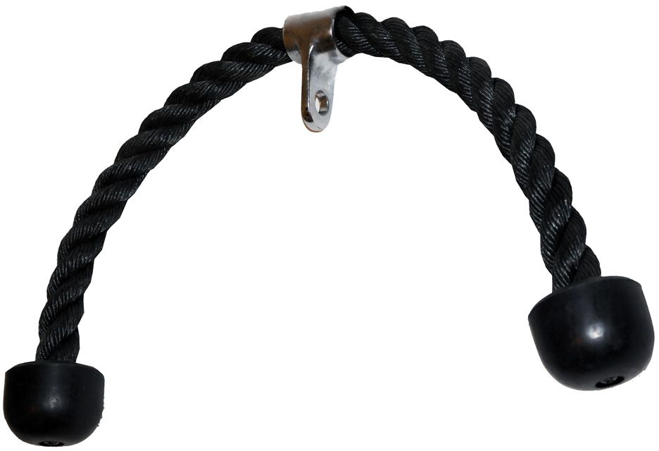 inSPORTline Sznur na triceps czarny (2725)