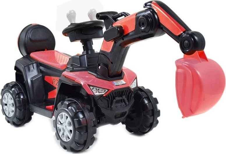 Triton PIERWSZA KOPARKA NA AKUMULATOR, RUCHOMA ŁYŻKA, DŹWIĘKI, PILOT/YW1788