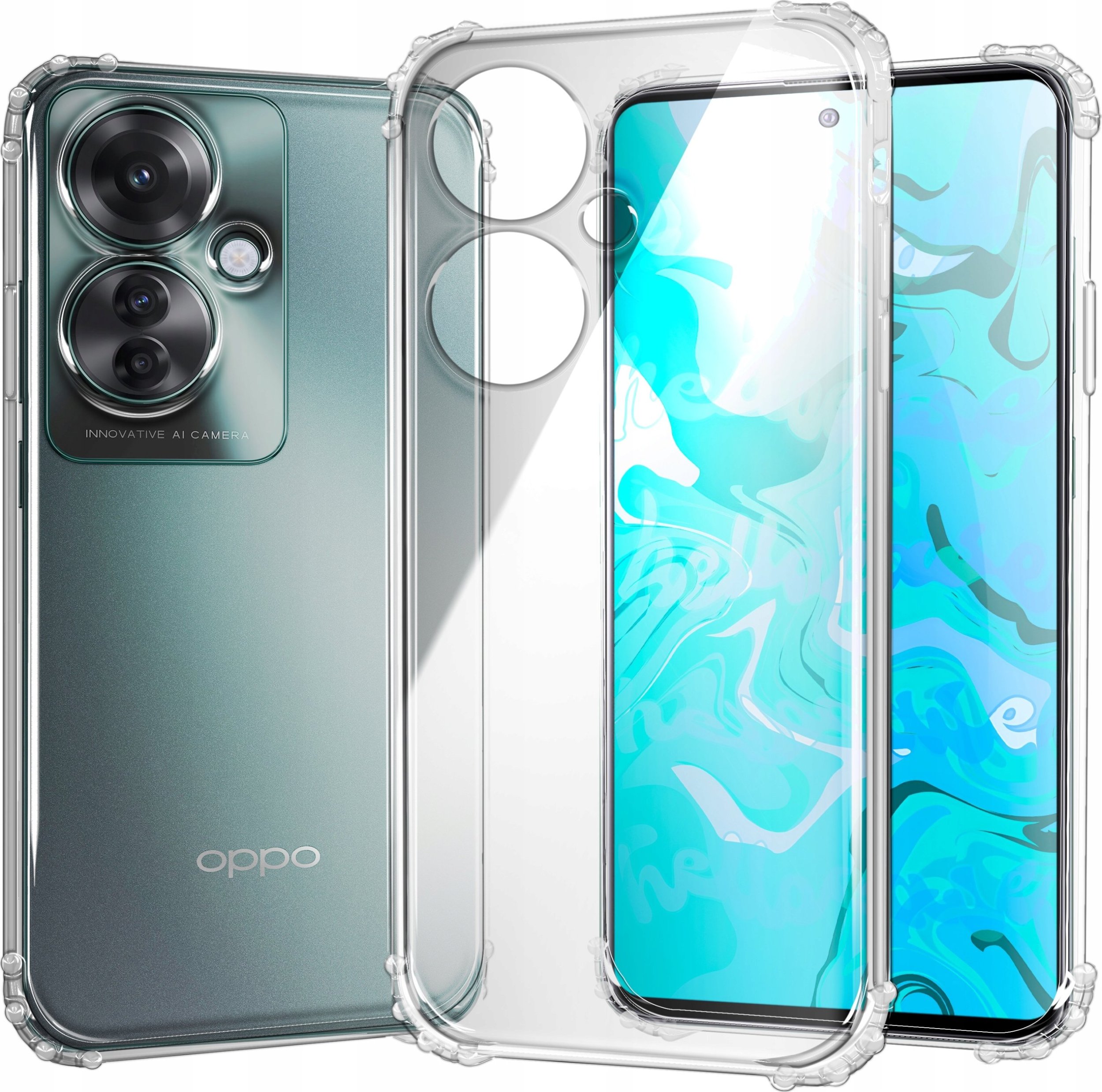 Hello Case ETUI PANCERNE DO OPPO RENO 11F 5G (GLOBAL) | CASE SILIKON GUMOWE SLIM