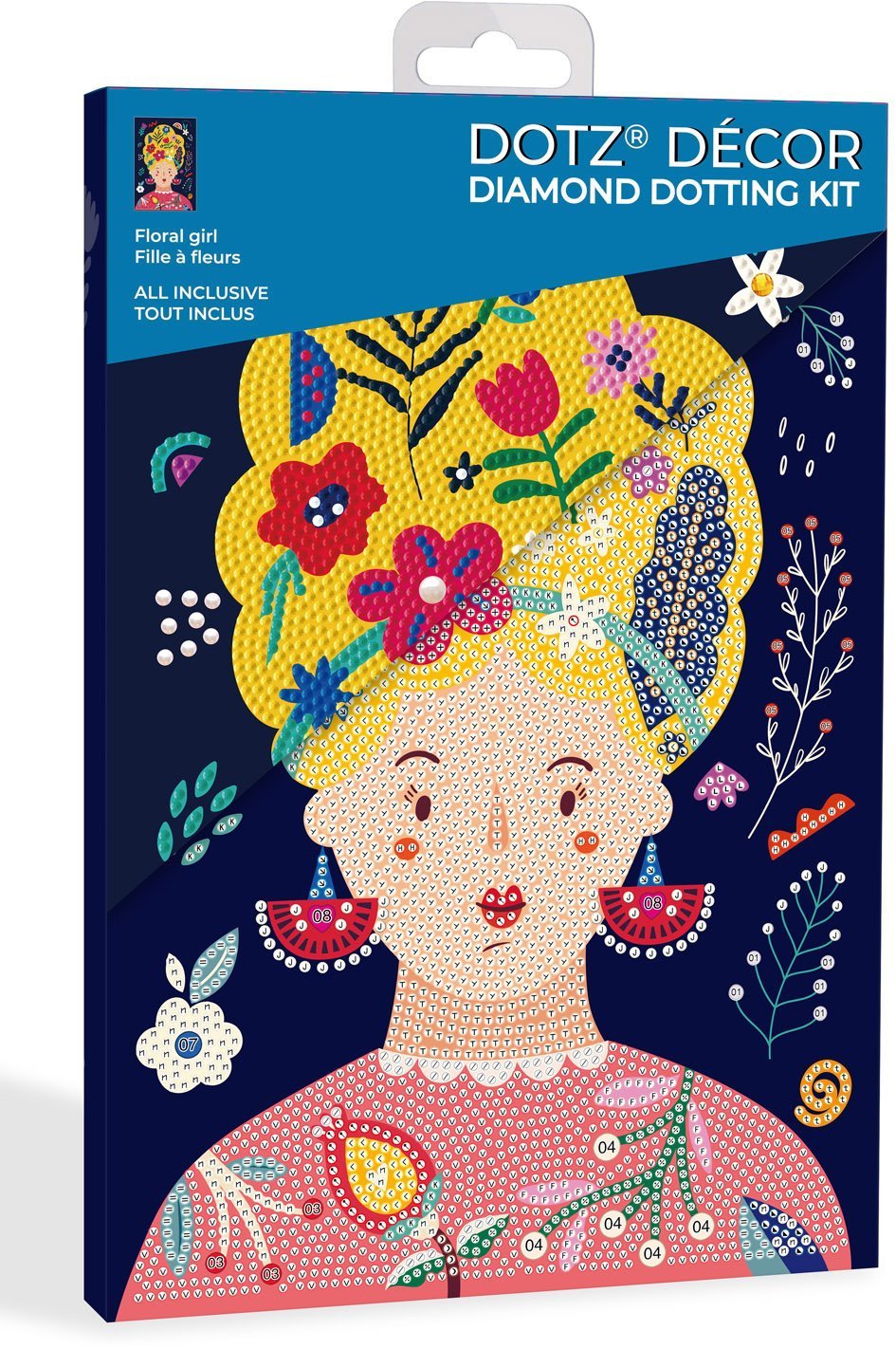 DIAMOND DOTZ ADULTS FLORAL GIRL