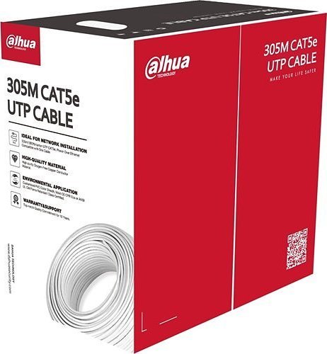 Dahua Technology CABLE CAT5E UTP 305M Baltas/PFM920I-5EU-U DAHUA