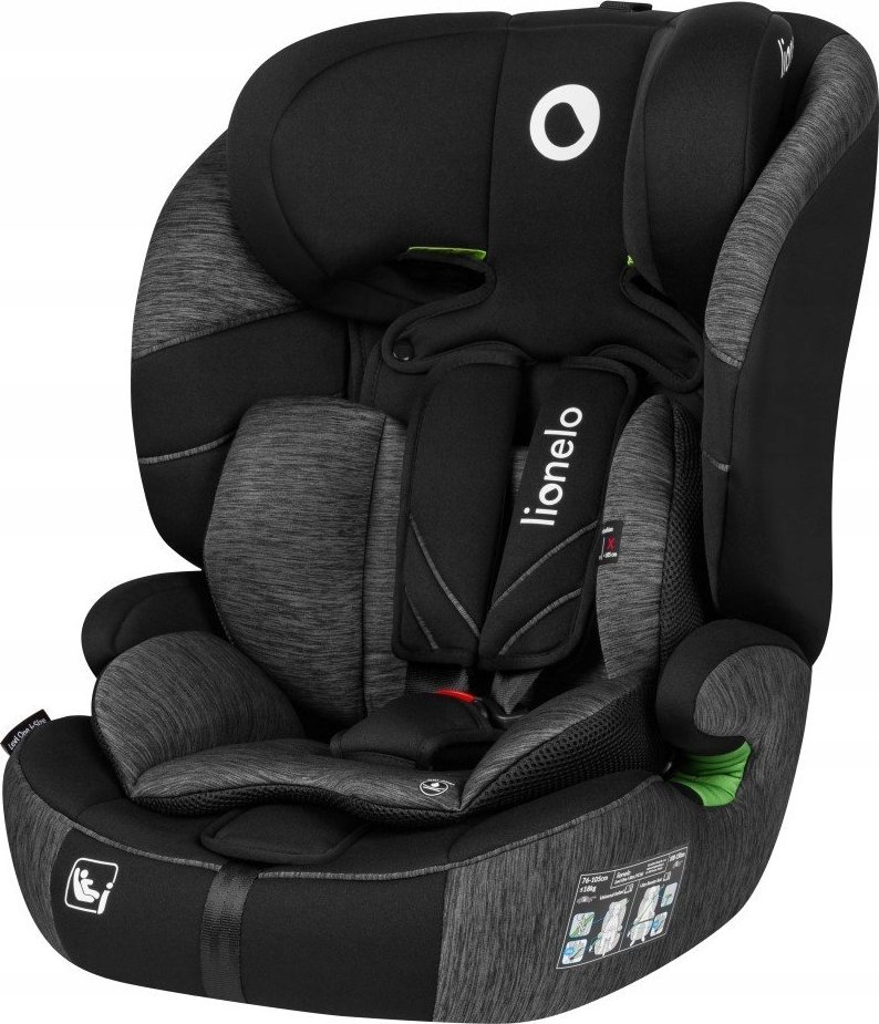 Fotelik samochodowy Lionelo Fotelik samochodowy Lionelo Levi One I-Size Black Grey 76-150cm Dri-Seat