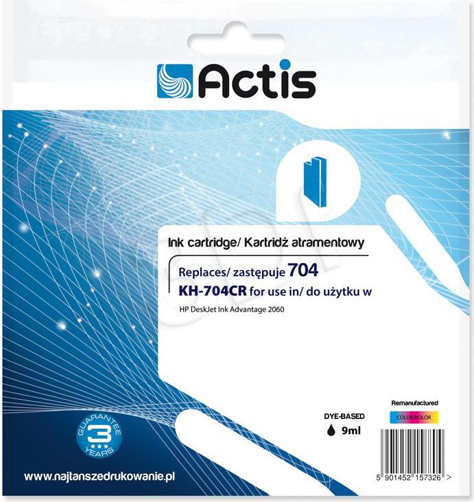 Tusz Actis KH-704CR (HP Nr 704 CN693AE) Kolor
