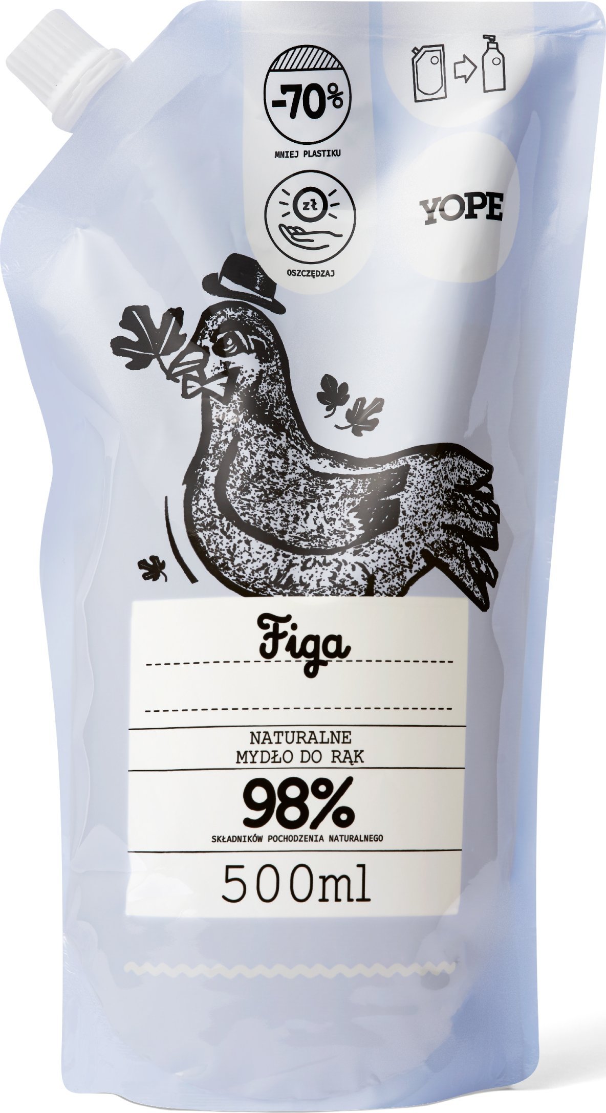 Yope Yope Refil Mydło do rąk-Figa 500ml