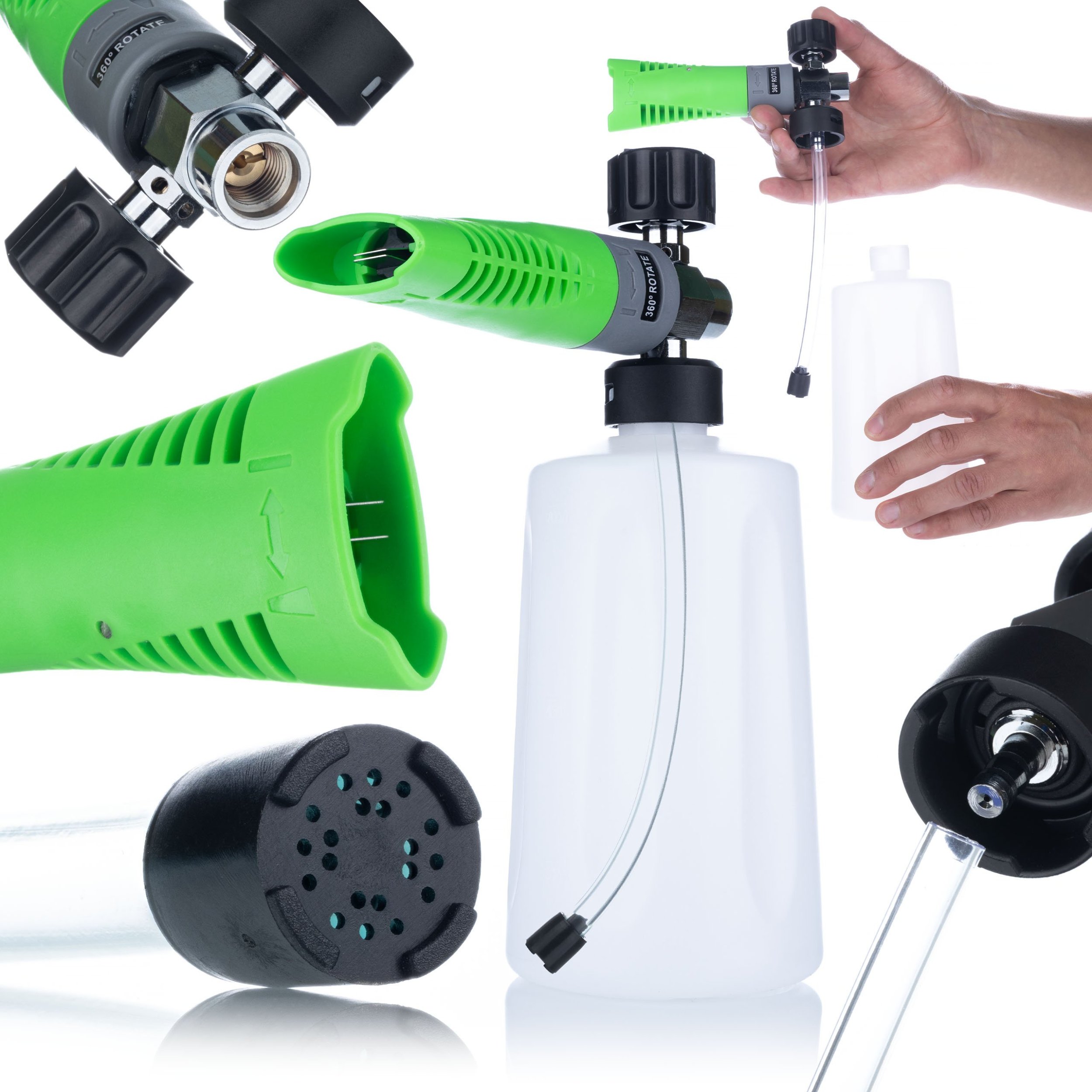 Myjka ciśnieniowa Rosfix PIANOWNICA 750ML DO MYJKI CIŚNIENIOWEJ KARCHER NILIFSK K2 K3 K4 K5 K6 1/4F