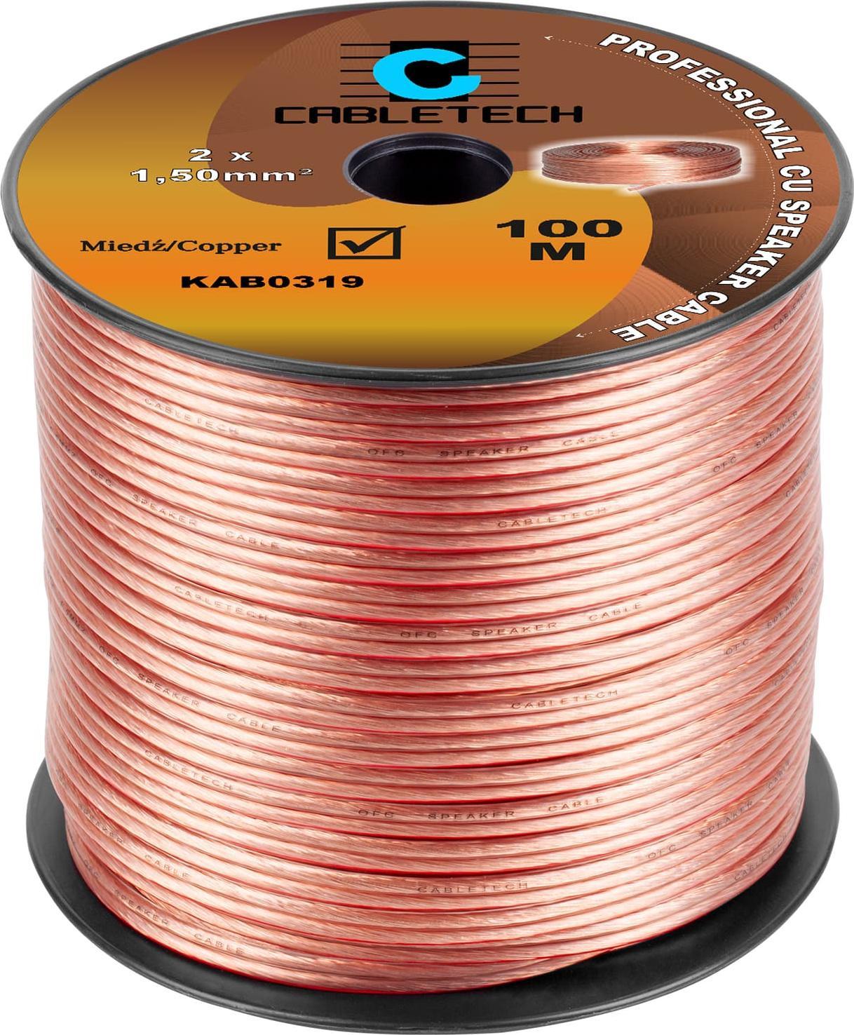 Przewód Cabletech Kabel głośnikowy 1,5mm