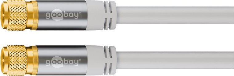 Kabel Goobay Antenowy (F) 2m biały (JAB-4411000)