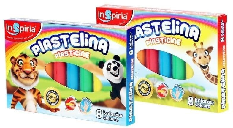Plastelina 8 kolorów