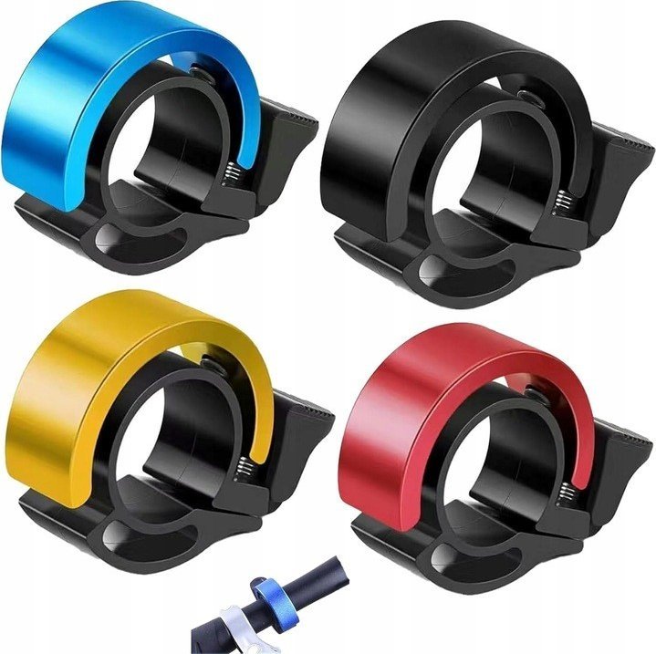 Regulowany Mocny Metalowy Dzwonek Do Roweru Kolory Wycieczka Prezent