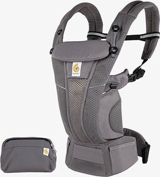 Ergobaby ERGOBABY nešioklė OMNI BREEZE, graphite pilkas, BCZ360PGRAPH
