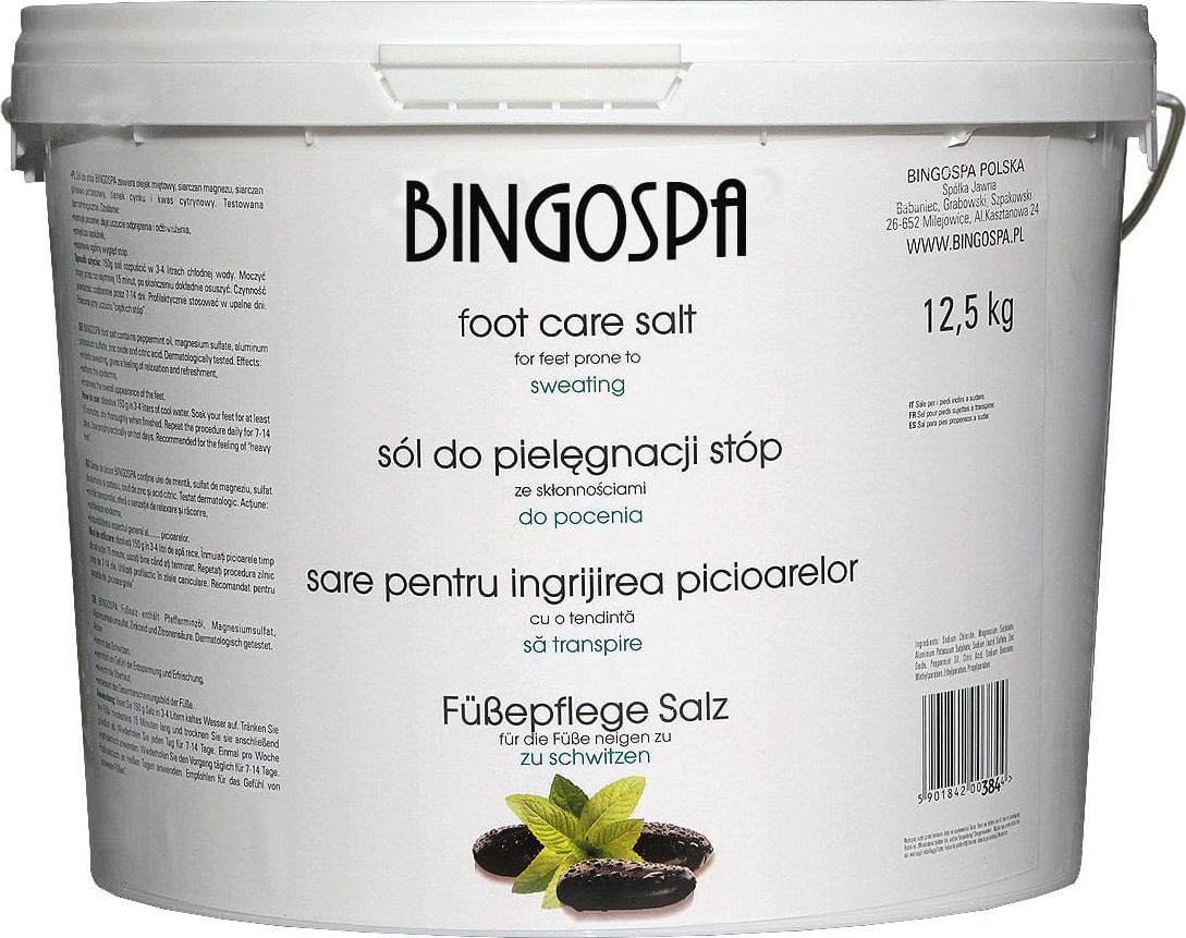 BingoSpa Sól do stóp ze skłonnościami do pocenia 12,5 kg