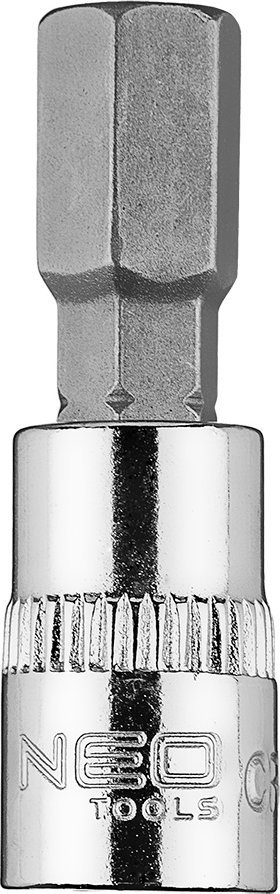 Neo Końcówka sześciokątna H8 na nasadce 1/4", krótka, 37 mm