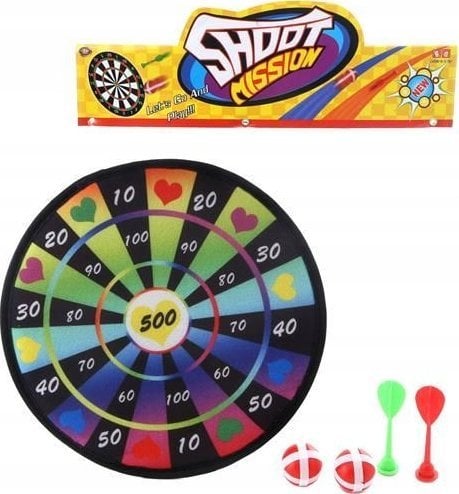 Tarcza z piłeczkami na rzep 171208