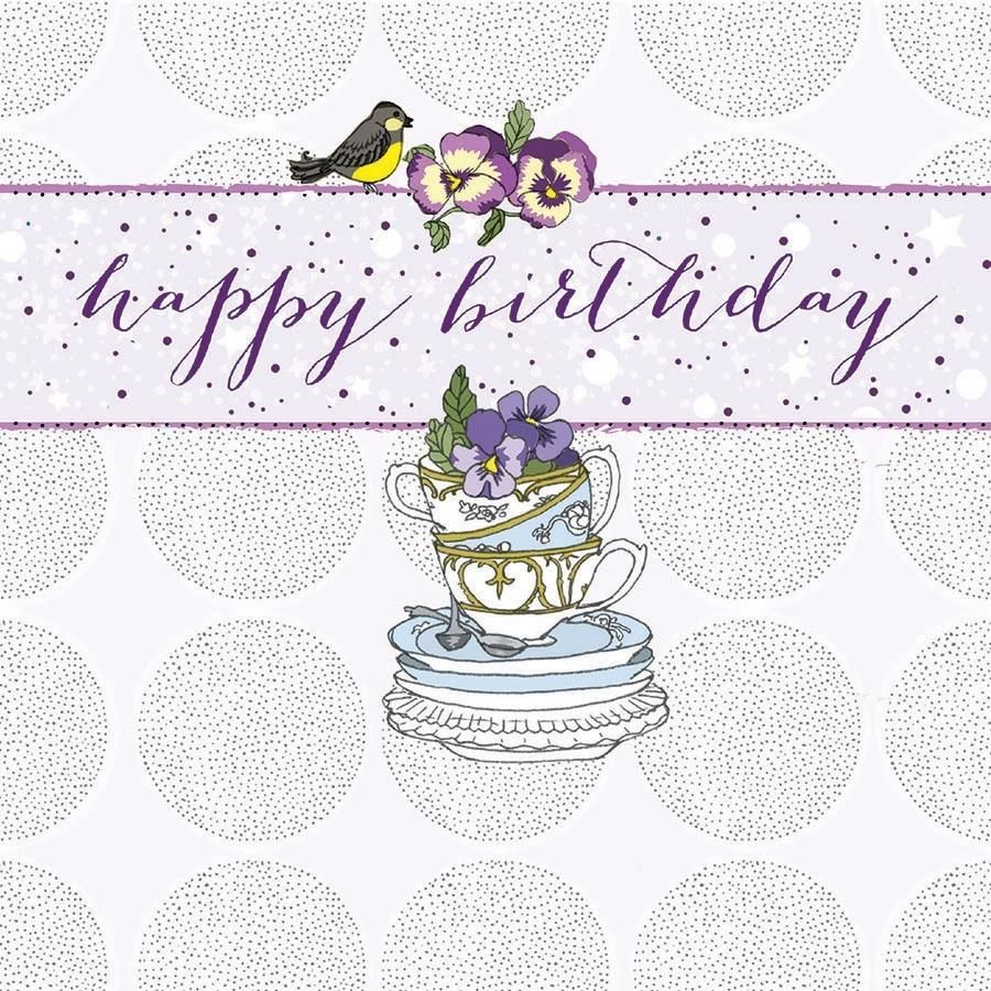 Clear Creation Karnet Swarovski kwadrat CL0201 Urodziny kosz