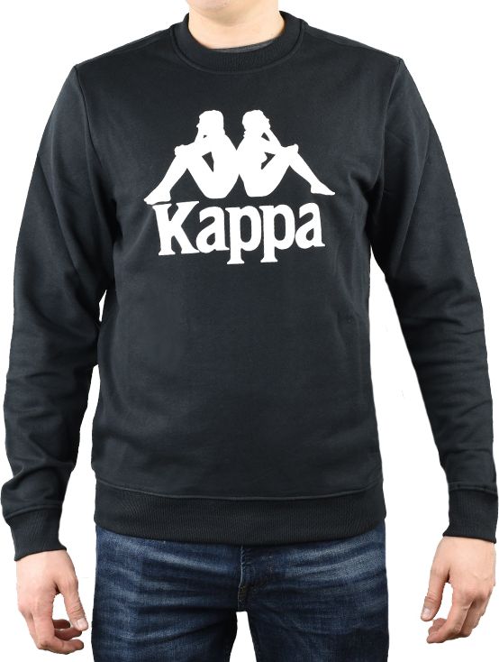 Kappa Bluza męska Sertum Rn Sweatshirt czarna r. M (703797-19-4006)