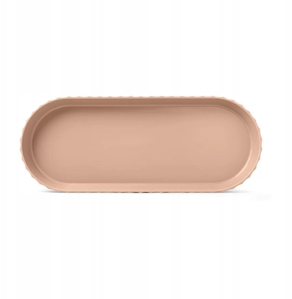 MINERVA Półmisek owalny 37,5x15 cm różowa