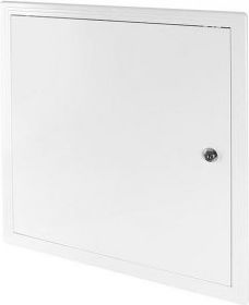 AWENTA Drzwiczki rewizyjne plastikowe białe z zamkiem 450 x 450mm (DT17Z)