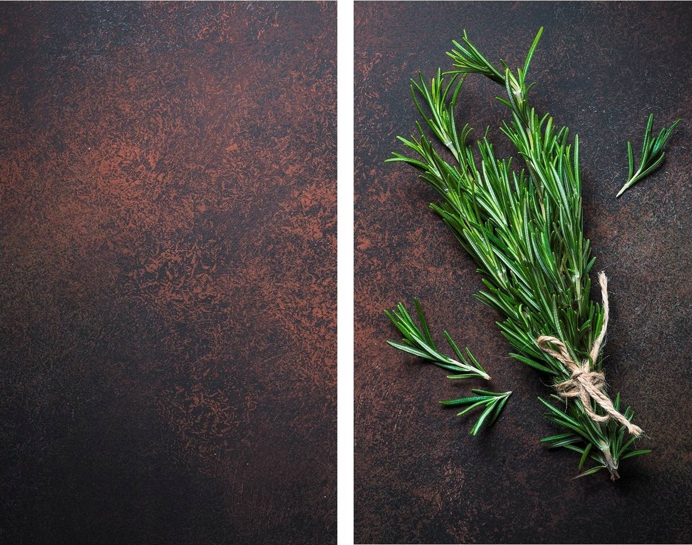 Allstar Podkładki kuchenne Rozmaryn, 2 szt., szkło, 52 x 30 cm, Allstar