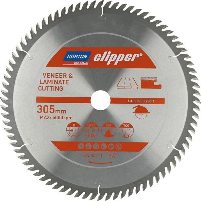 Norton Clipper Tarcza pilarska widiowa LA.305.30.Z80.1