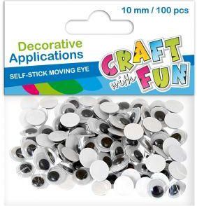 Euro Trade Oczy samoprzylepne 10mm